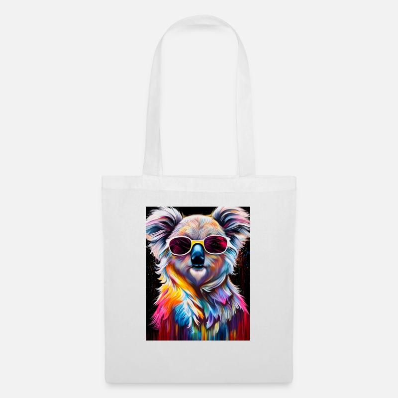 Koala Sonnenbrille - Stoffbeutel - Weiß