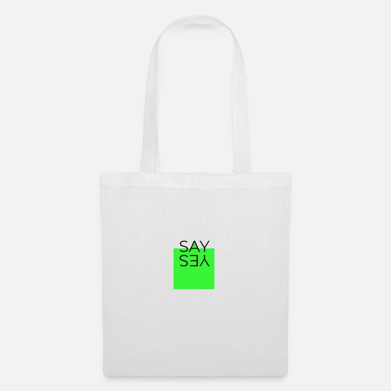 SAY YES - Stoffbeutel - Weiß