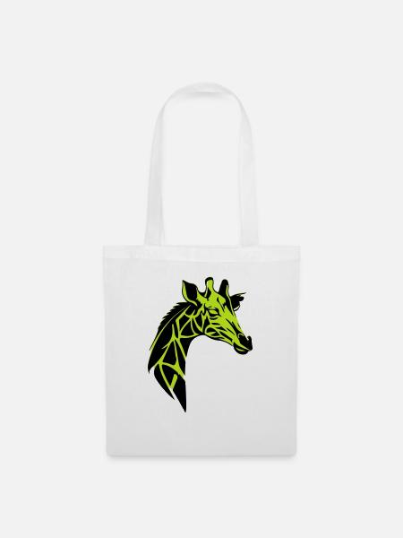 giraffe - Stoffbeutel - Weiß
