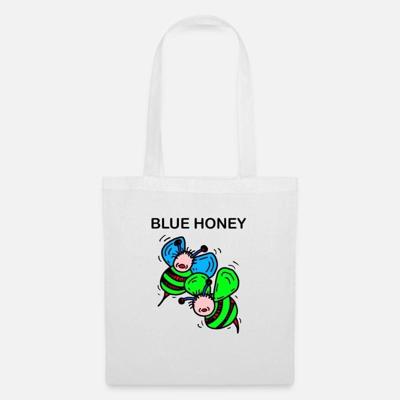 Bienen - Stoffbeutel - Weiß