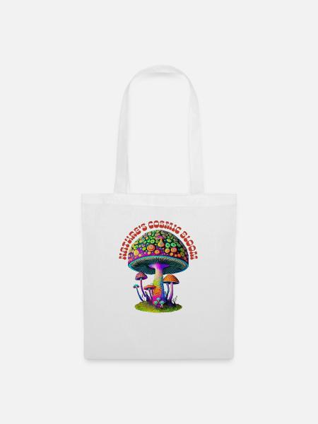 Psychedelic Mashroom - Stoffbeutel - Weiß