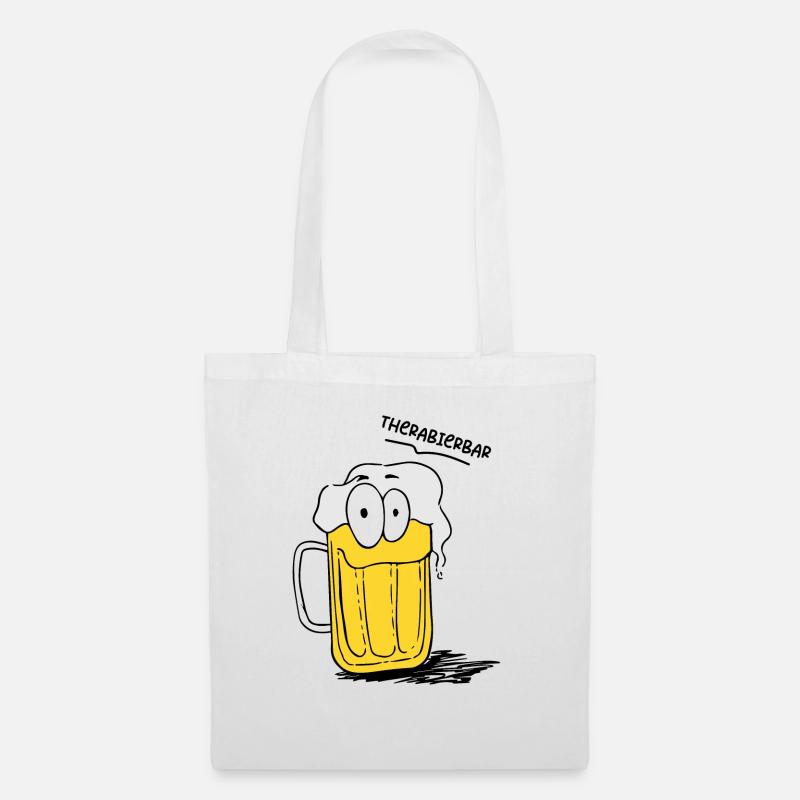 Drôle de bière image Therabar - Sac en tissu - blanc
