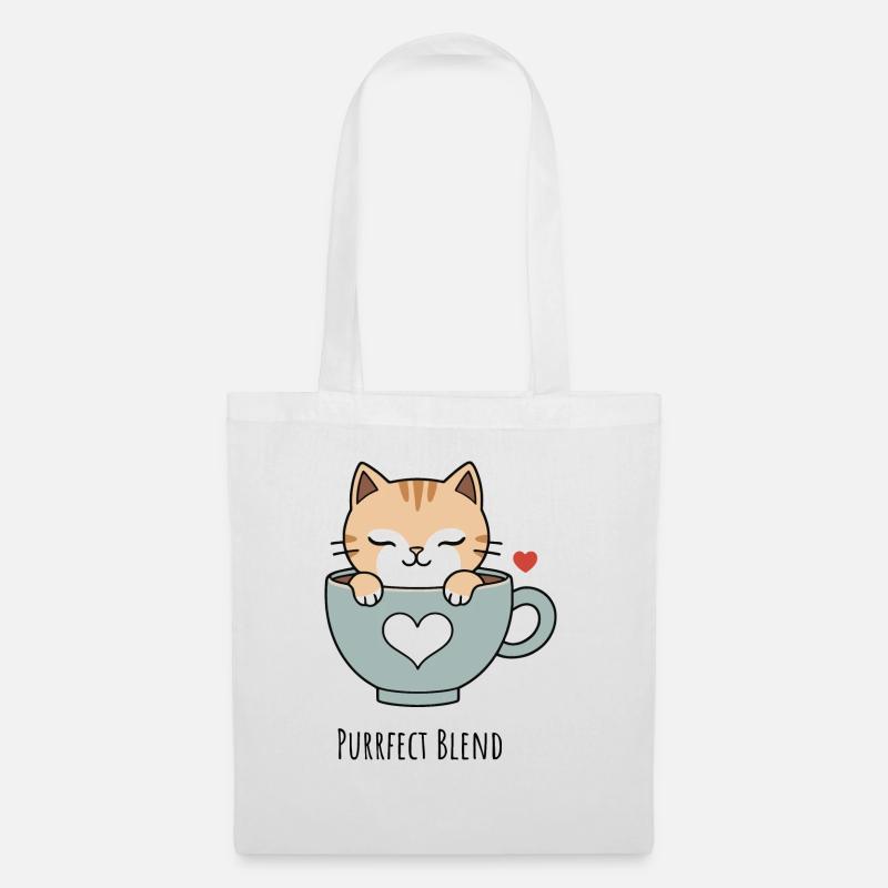 Purrfect Blend - Stoffbeutel - Weiß