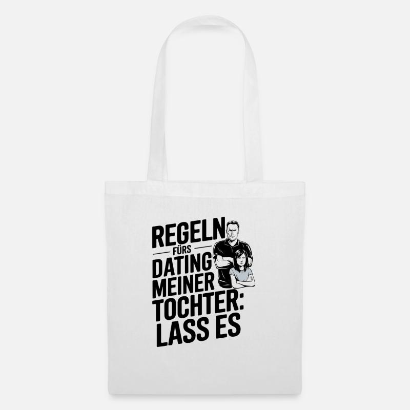Overprotective dad - Tote Bag - white