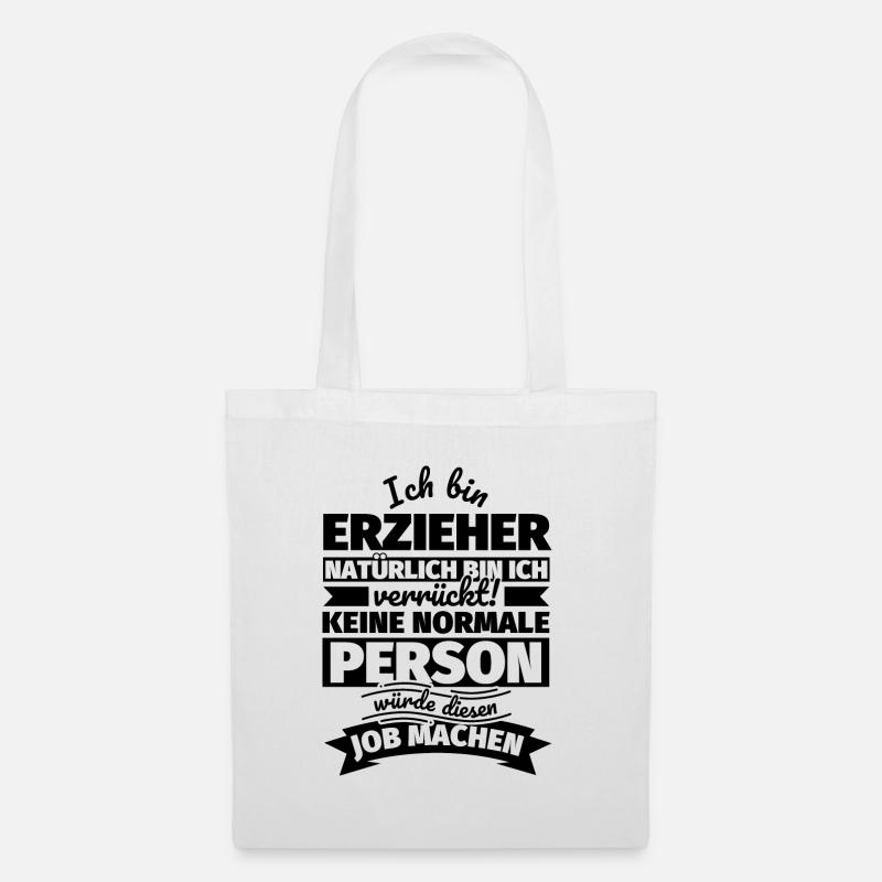 Erzieher Geschenke - Stoffbeutel - Weiß