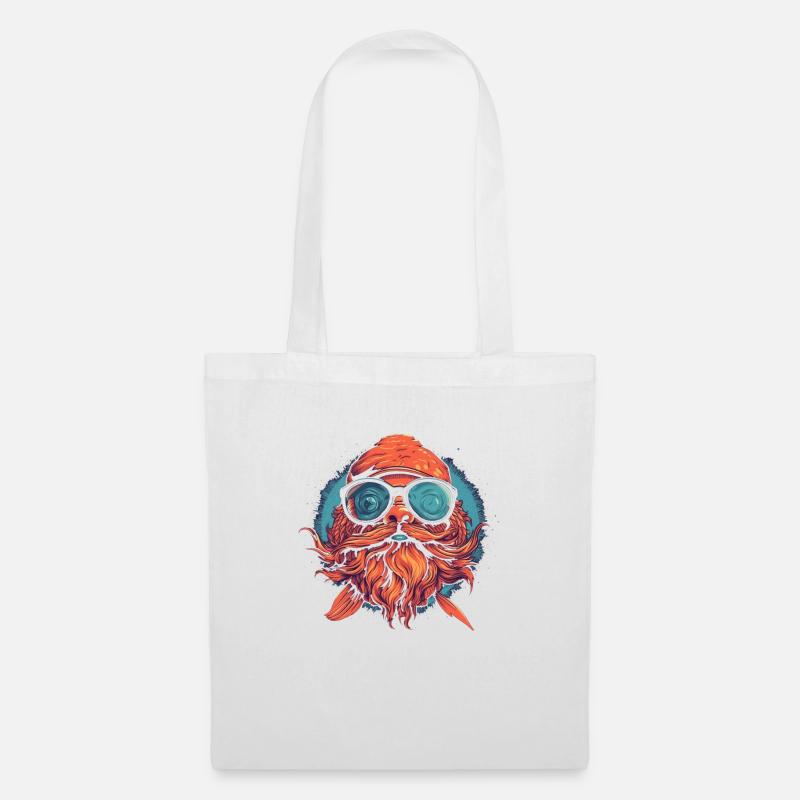 hipster fish 8 - Sac en tissu - blanc