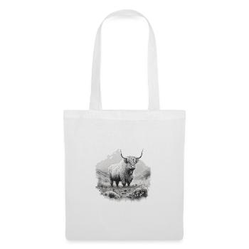 Highland cow - Tote Bag - white - Front
