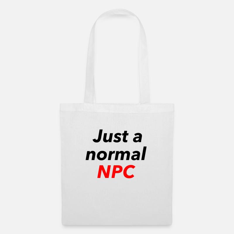 Just a normal NPC - Stoffbeutel - Weiß