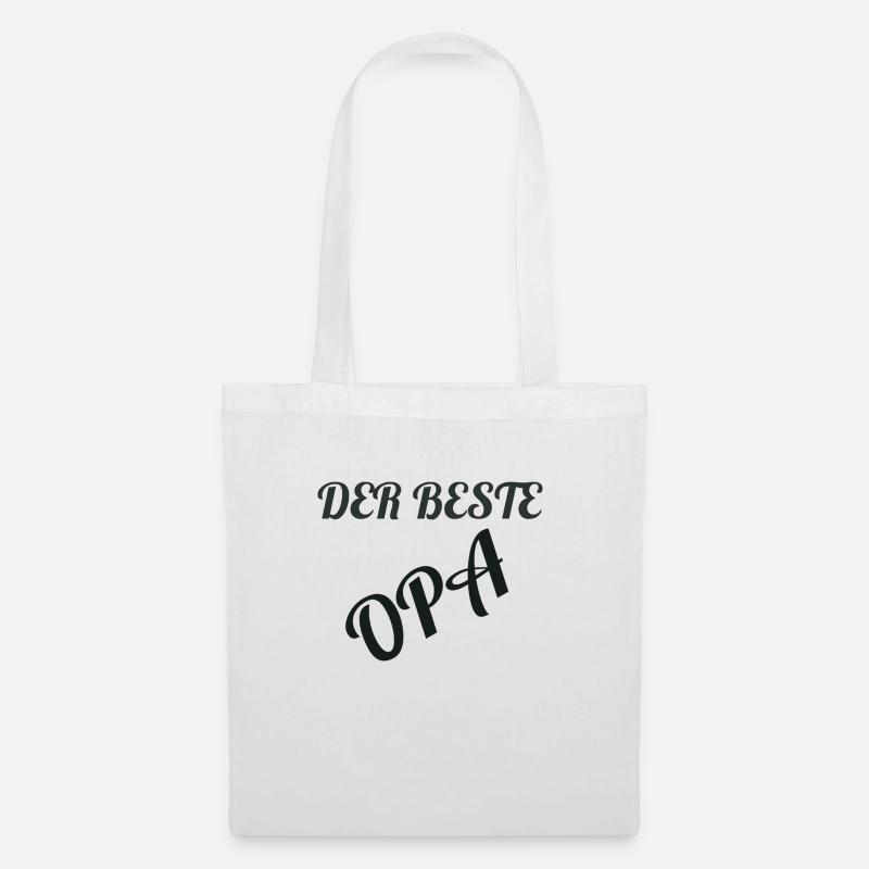 Der beste Opa - Stoffbeutel - Weiß