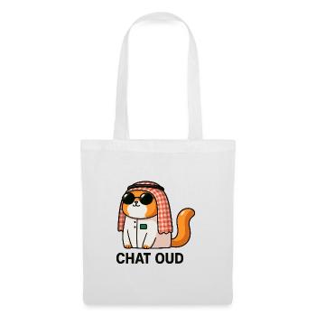 Chatpelle #3 - Chat Oud - Sac en tissu - blanc - Devant
