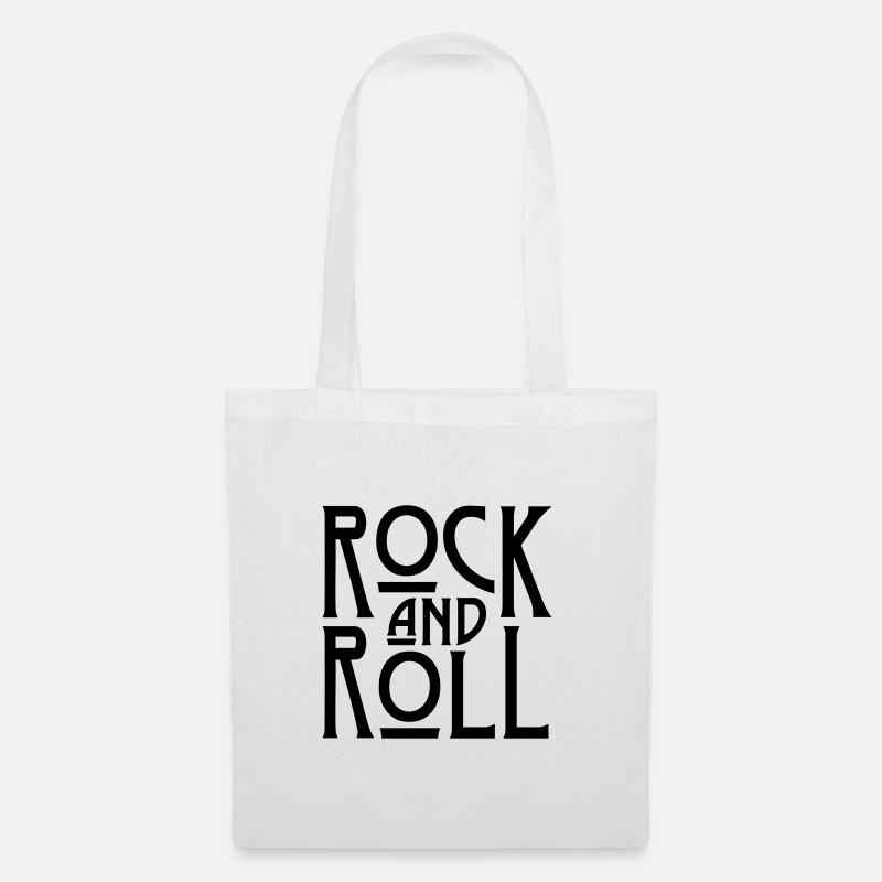 Rock and Roll / Farbwechsel - Stoffbeutel - Weiß