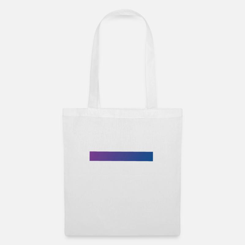 Gradient Purple & Blue - Tote Bag - white