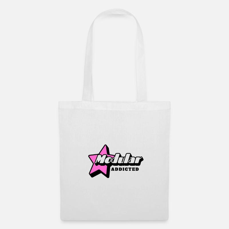Modular Addicted Synthesizer - Tote Bag - white