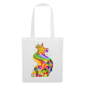 Weihnachtsgeschenke von den Sternen LGTB - Stoffbeutel - Weiß - Vorne