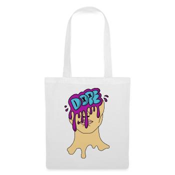 D.o.p.e Leaky Portrait - Tote Bag - white - Front
