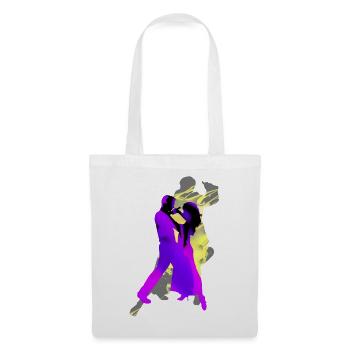 Danseurs de tango argentin - Sac en tissu - blanc - Devant
