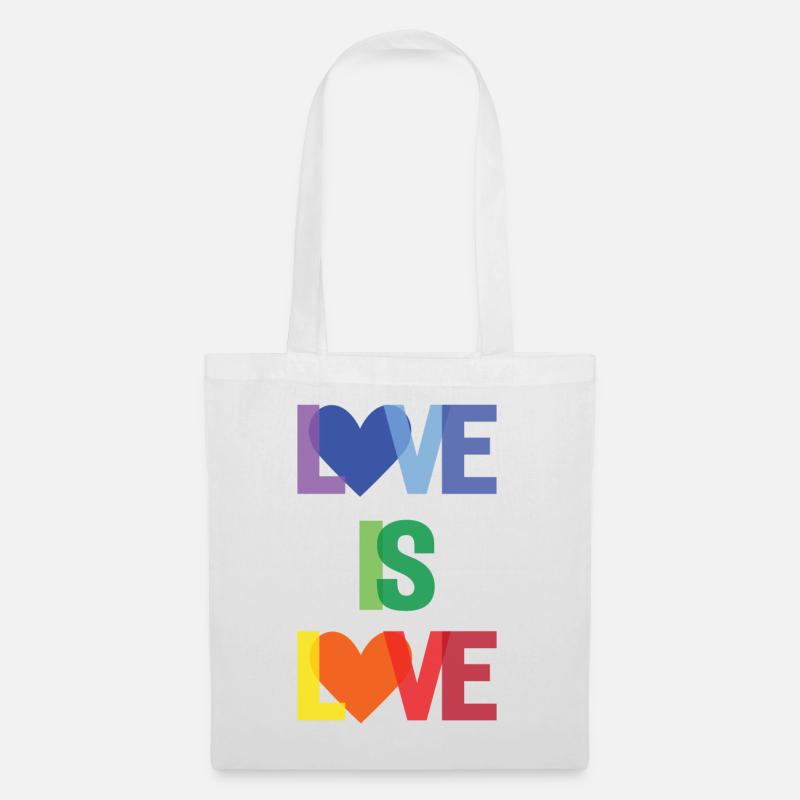 Pride Month - Liebe ist Liebe - Stoffbeutel - Weiß