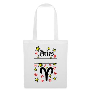 Aries Zodiac Sign Aries - Tote Bag - white - Front
