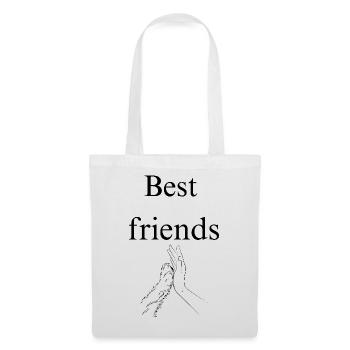 Best friends - Stoffbeutel - Weiß - Vorne