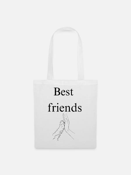 Best friends - Stoffbeutel - Weiß