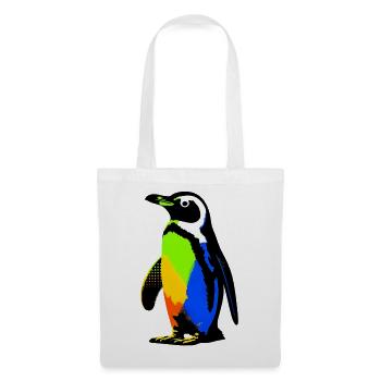 Pingouin - Sac en tissu - blanc - Devant