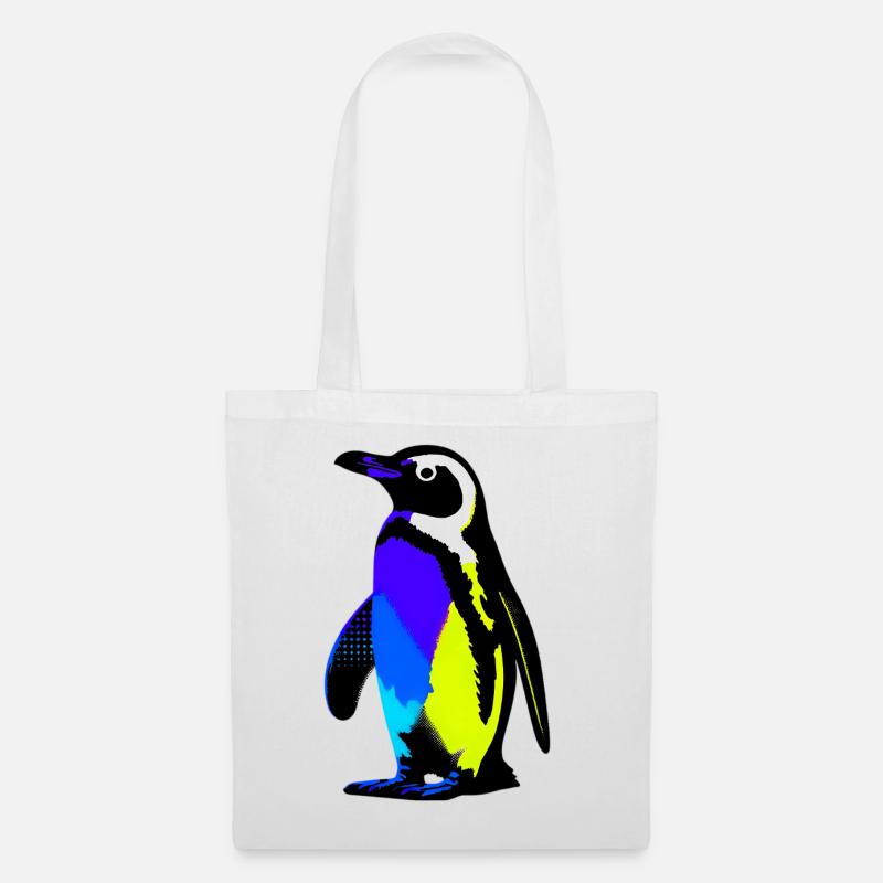 Pinguin - Stoffbeutel - Weiß