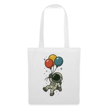 Astronaut with balloons - Tote Bag - white - Front