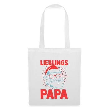Noël du Père Noël Papa Noël - Sac en tissu - blanc - Devant