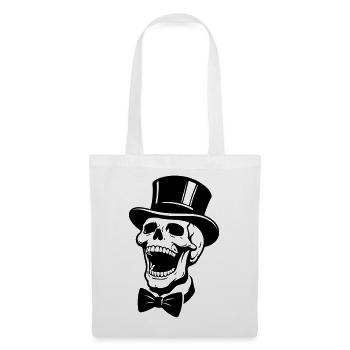 Bräutigam Totenkopf Skelett Jga - Stoffbeutel - Weiß - Vorne