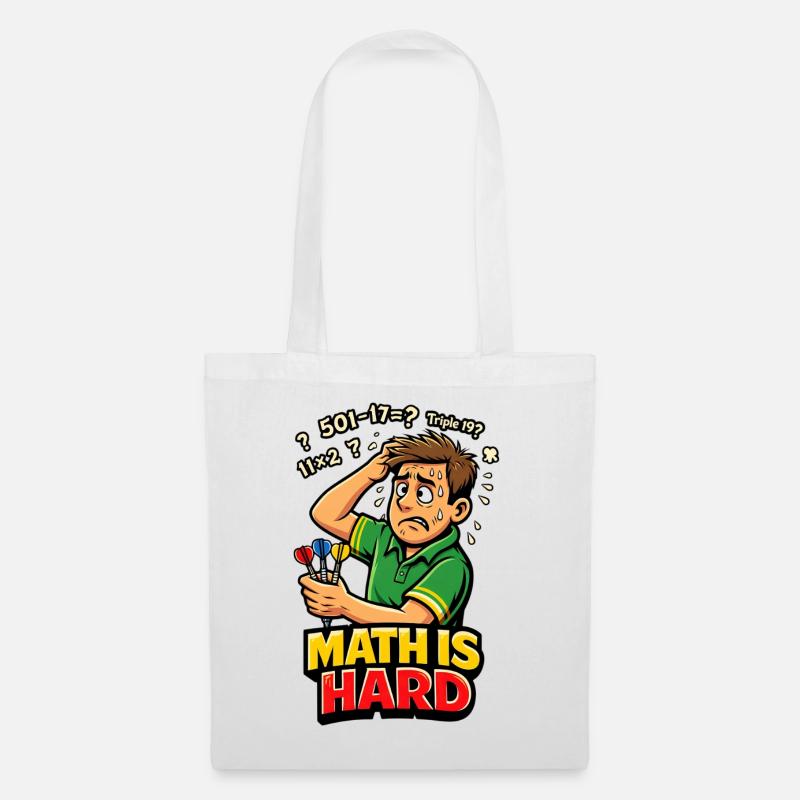 Math is hard darts - Tote Bag - white