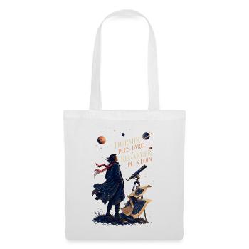 Rêverie Astronomique: Voir Plus Loin - Sac en tissu - blanc - Devant