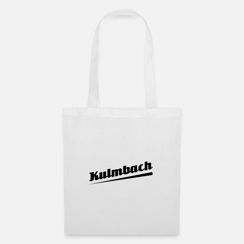 Kulmbach - Textdesign mit Stadtnamen - Stoffbeutel - Weiß