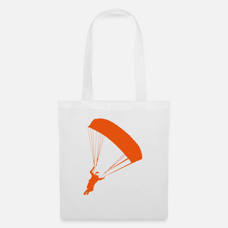 Kappe_Helm_orange - Stoffbeutel - Weiß