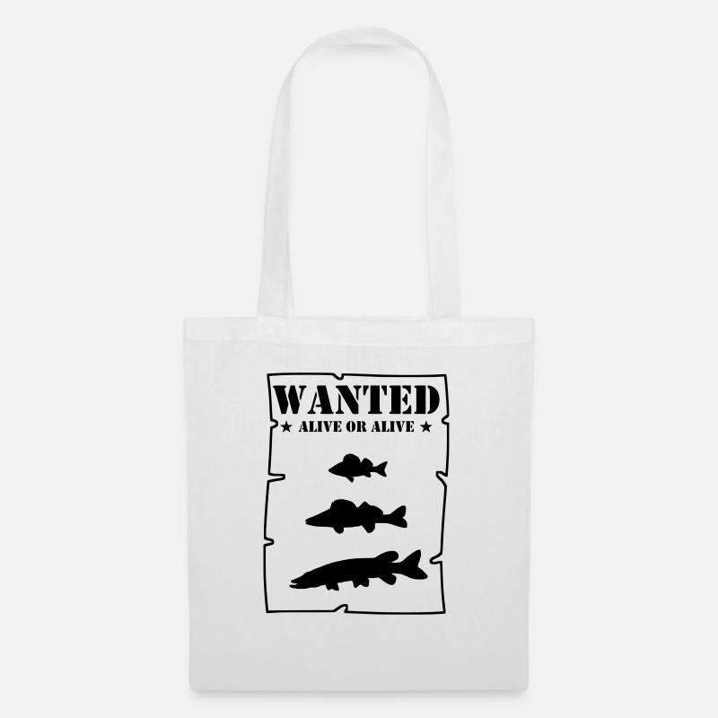Wanted alive or alive - Stoffbeutel - Weiß