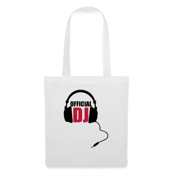 OfficialDJ - Tote Bag - white - Front