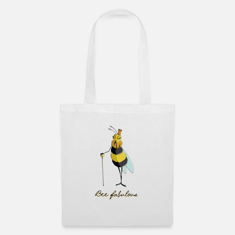 Bee Fabulous - Stoffbeutel - Weiß