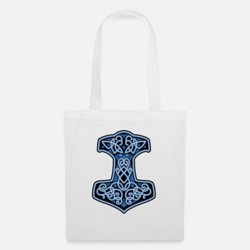 Mjöllnir - Thors Hammer - Stoffbeutel - Weiß