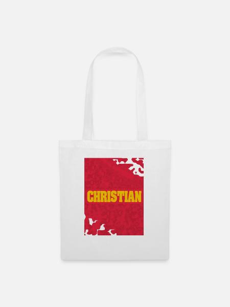 Christian - Stoffbeutel - Weiß