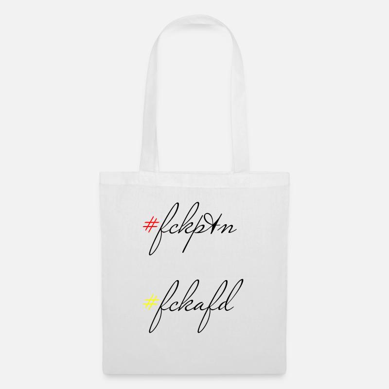 Zeichen setzen - Stoffbeutel - Weiß