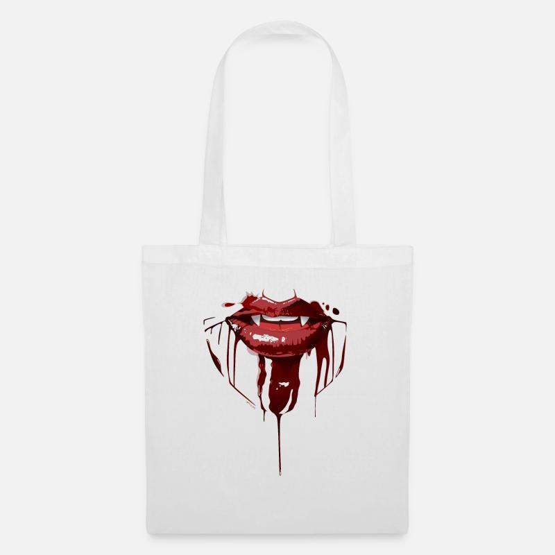 Vampir - Stoffbeutel - Weiß