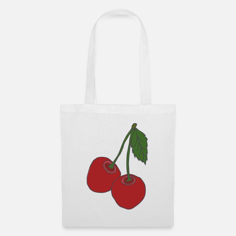 cherries - Tote Bag - white