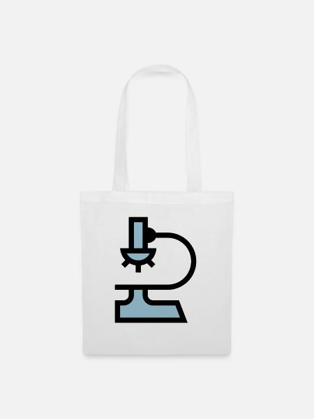 Laboratory microscope - Tote Bag - white