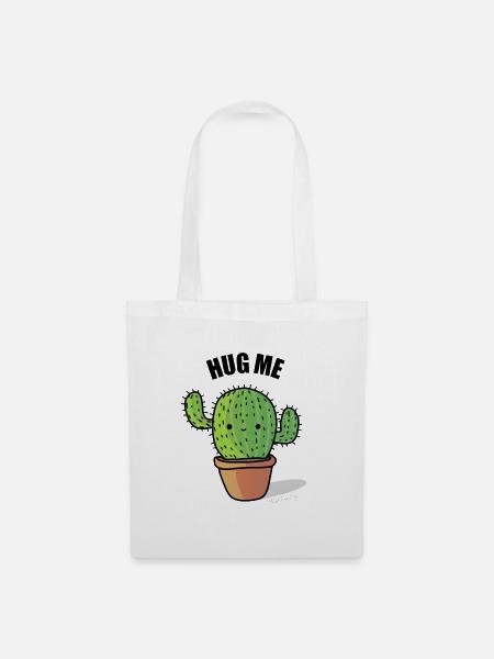 Hug Me - Stoffbeutel - Weiß