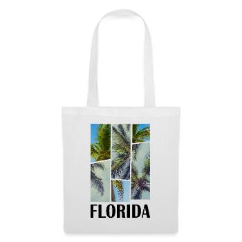 Florida USA Miami America Summer Palm Trees Beach - Tote Bag - white - Front