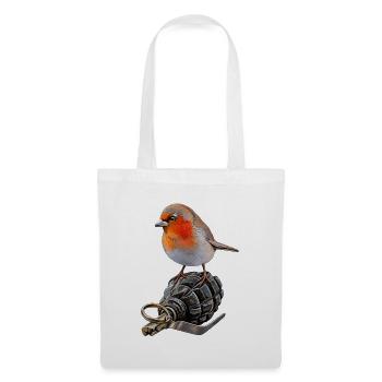 Robin of Peace - Stoffbeutel - Weiß - Vorne