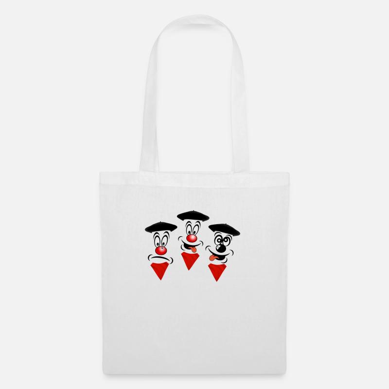 basque design - Sac en tissu - blanc