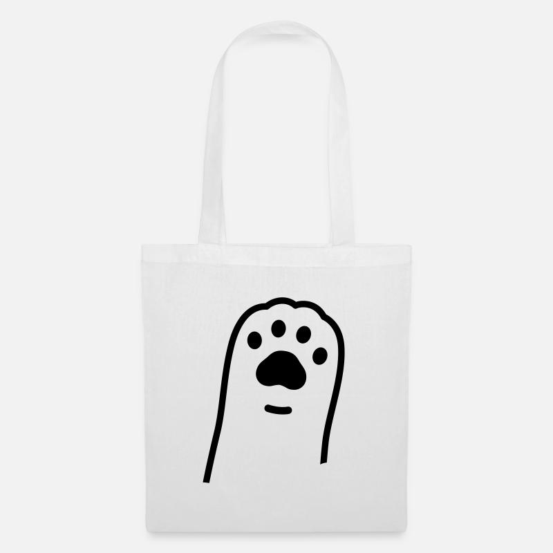 Cat Paw - Tote Bag - white