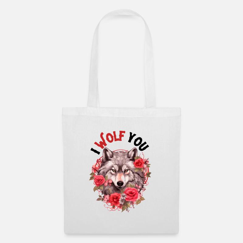 I Wolf You - Stoffbeutel - Weiß