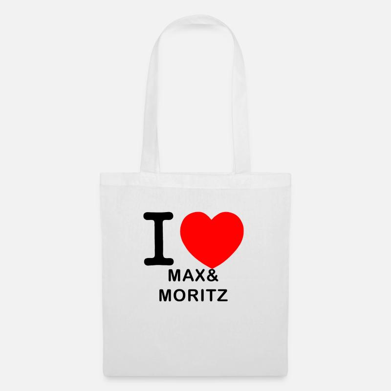 Max und Moritz - Stoffbeutel - Weiß