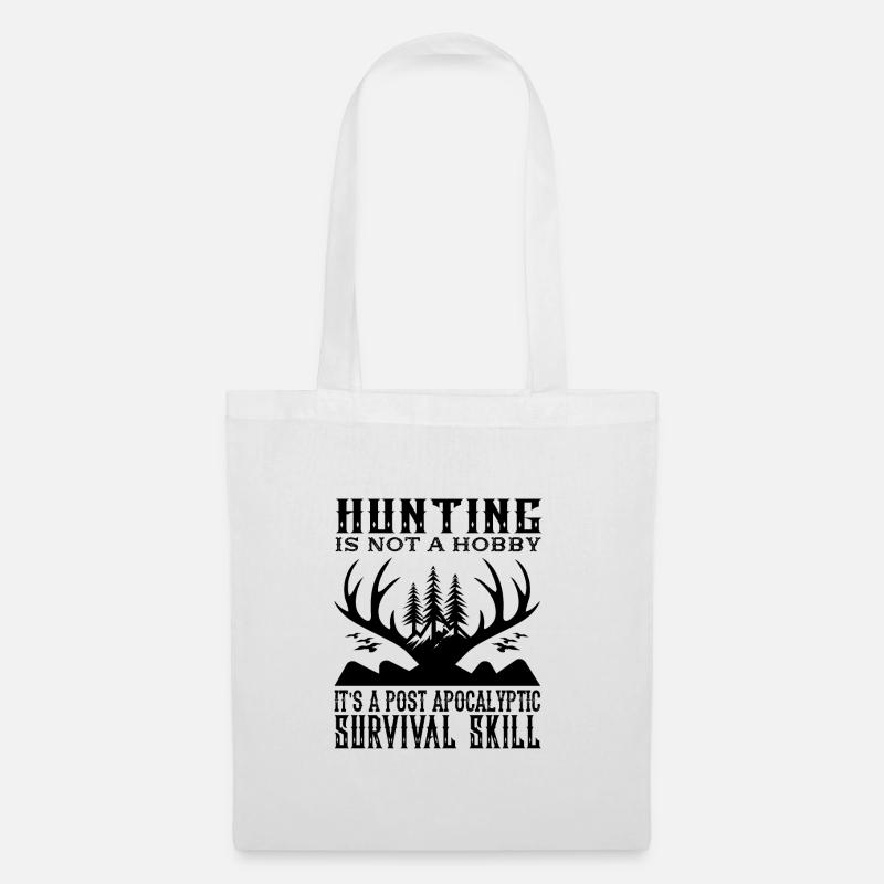 Hunting survival skill - Stoffbeutel - Weiß